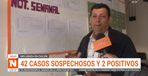 Detectan 42 casos sospechosos de influenza en el municipio de Pailón