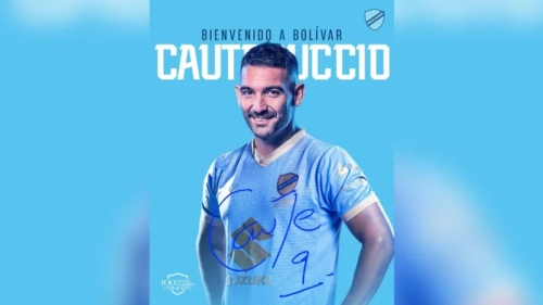 «¡Bienvenido!» Claure oficializa llegada de Martín Cauteruccio a Bolívar