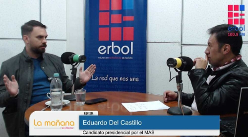 Del Castillo sobre Evo: ‘puedo decir que él ha violado niñas mientras ejercía la presidencia, lo puede demostrar’