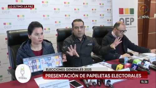 TSE presenta las papeletas electorales: imprimirá 8 millones para Bolivia y 370 mil para el exterior