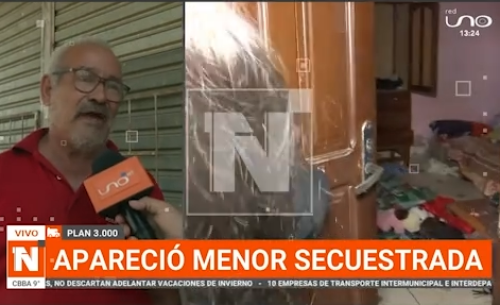 «Fue abusada y abandonada en Paurito”: Apareció la menor secuestrada de su casa en el Plan