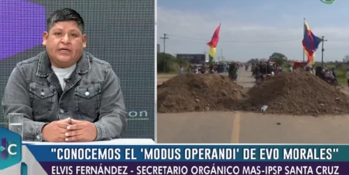 Elvis Fernández: Morales ejecuta estrategia de 2019 para convulsionar y desestabilizar