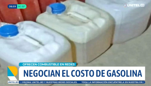 La Paz: Venta ilegal de gasolina se dispara hasta en Bs 17 el litro