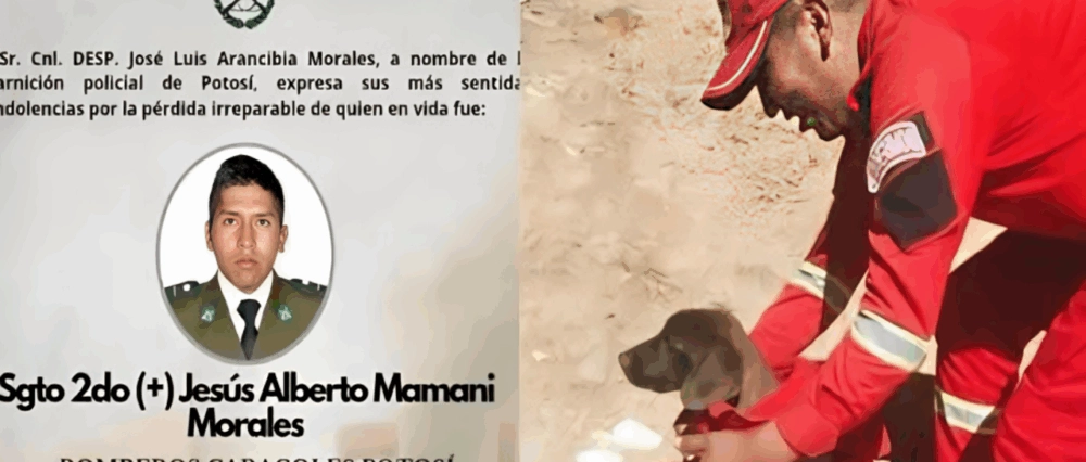 “Rescataba animales indefensos y protegía familias”, así es recordado el bombero asesinado en Llallagua