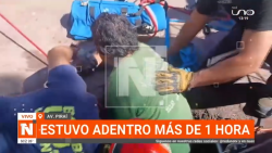 Un adulto mayor cayó a una alcantarilla abierta en la Av. Piraí de Santa Cruz
