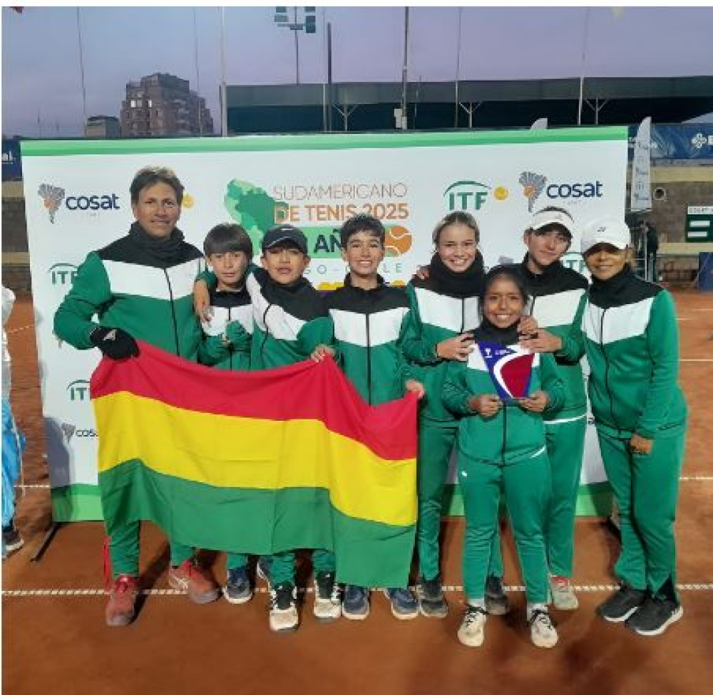 Tenis: Bolivia termina octava en damas y varones del Sudamericano Sub-12