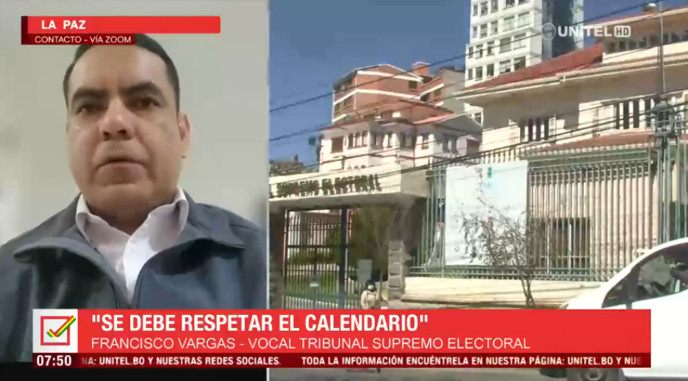 Elecciones: En esta etapa ya se debería tener certeza de que los 10 frentes no van a tener ningún problema, dice vocal Vargas ante recursos