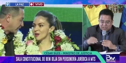 Ministro Siles dice que el fallo sobre Pan-Bol no habilita la candidatura de Evo Morales ni altera el calendario electoral