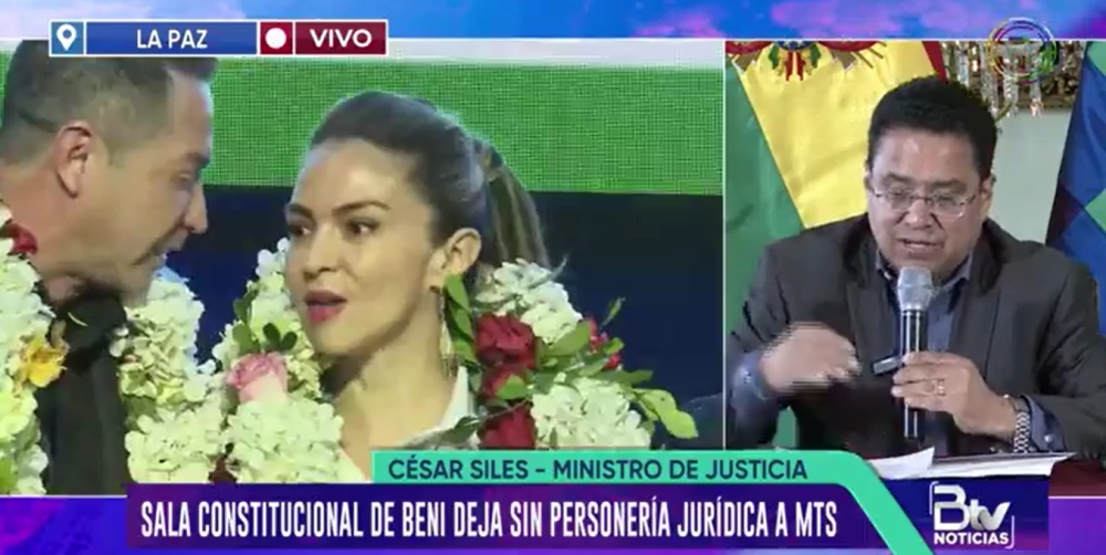 Ministro Siles dice que el fallo sobre Pan-Bol no habilita la candidatura de Evo Morales ni altera el calendario electoral